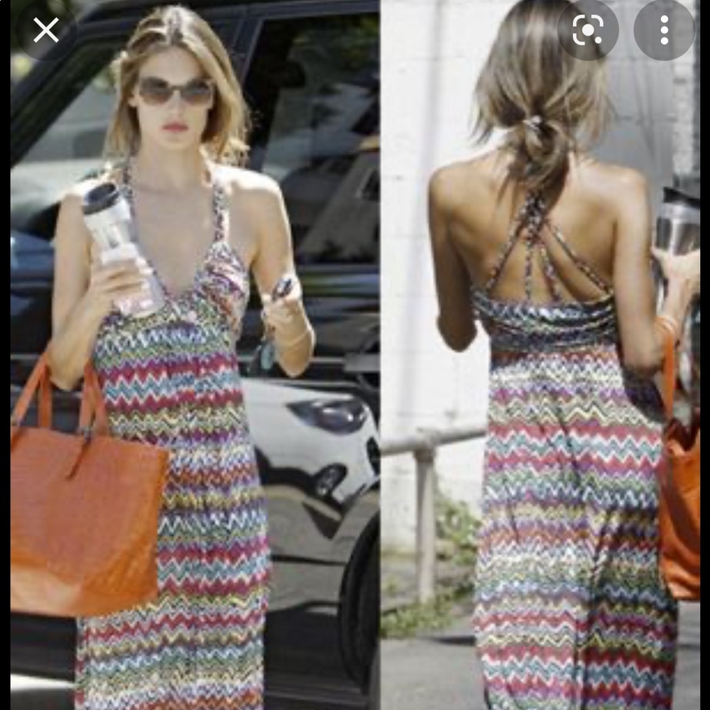 COPY - TBags Los Angeles Valeria Deep V Chevron Ruched Tube Long Dress